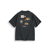 Men's T-Shirt with Graphic Print on Back